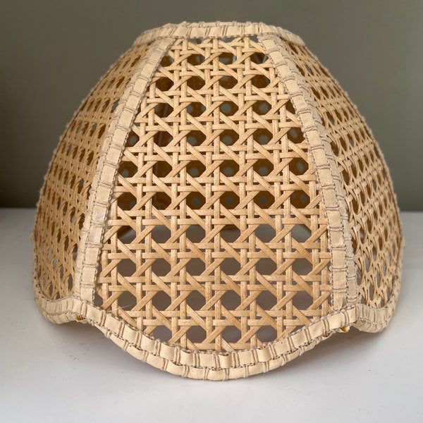 Vintage rattan lampshade