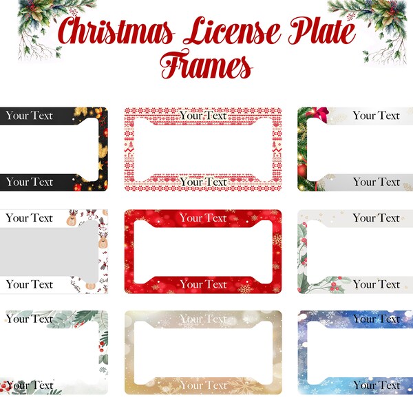Grinch License Plate Holder Etsy
