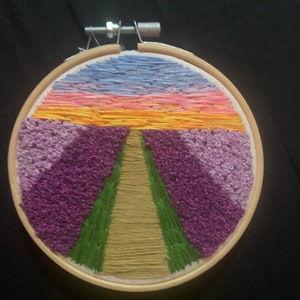 Lavender Field at Sunrise
