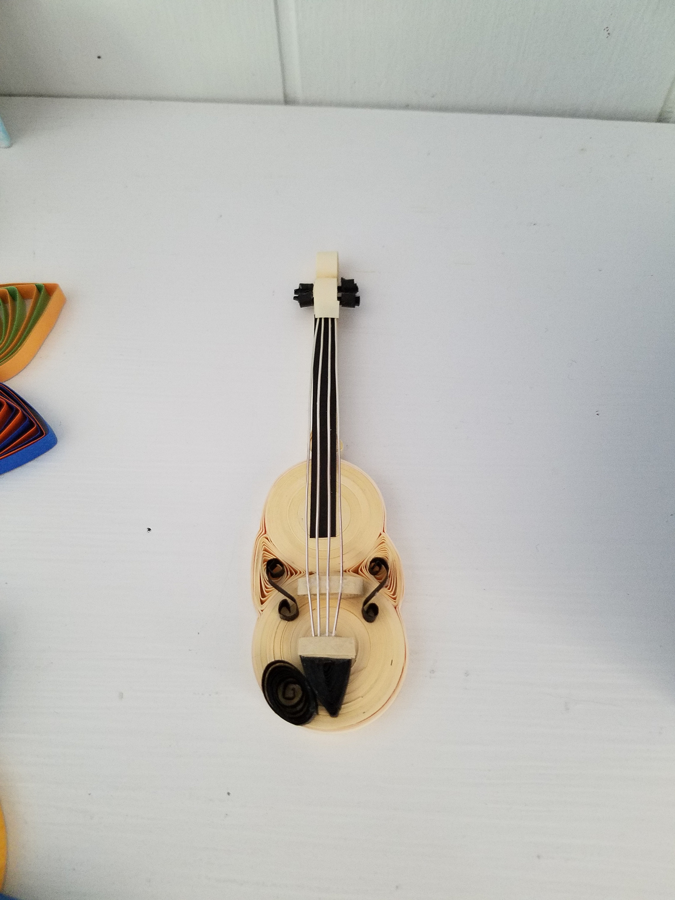 Miniature Violin Paper Violin Gift for violinist Orchestra Etsy
