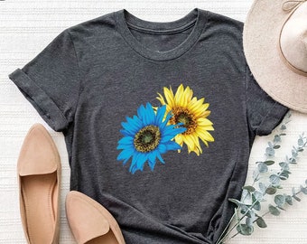 Sunflower Ukraine, Proud Ukrainian T-Shirt, Pray for Ukraine Tee, No War Ukraine, Zelensky, Ukraine Military Shirt, Ukraine Trident Shirt