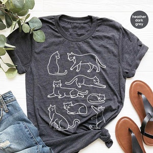 Cat T Shirt, Cat Lover Gift, Funny Cat Shirt, Cat Mama TShirt, Gift For Fur Mom, Cute Cat T-Shirt, Cat Tee