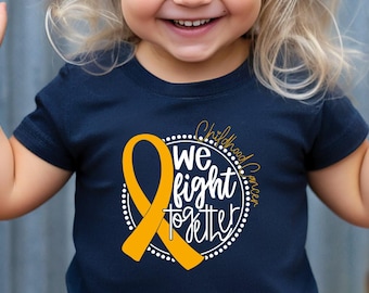 Childhood Cancer T-Shirt, Cancer Support Crewneck Sweatshirt, Cancer Survivort Gift, Cancer Awareness Shirt, Awareness Gifts, Cancer Ribbon
