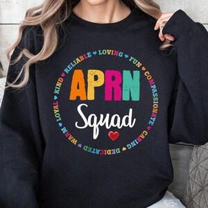 Nurse Squad Sweatshirts,  Nurse Shirt, Gift for Nurse, Nurse Life Sweatshirts, Nursing School Gift, Nursing Student Shirt, Nurse Longsleeve