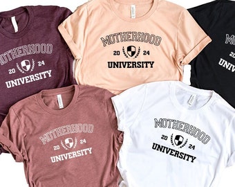 Motherhood 2004 University, Mothers Day Shirt, Mommy Gifts, Gift from Daughter, Mama Shirt, Personalized Mom Gifts, Customized Mama Shirt,