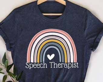 Cute Speech Therapy Shirt, Therapist Gift, Speech Therapist Crewneck Sweatshirt, Graphic Tees, Retro Shirt, Gift for Her