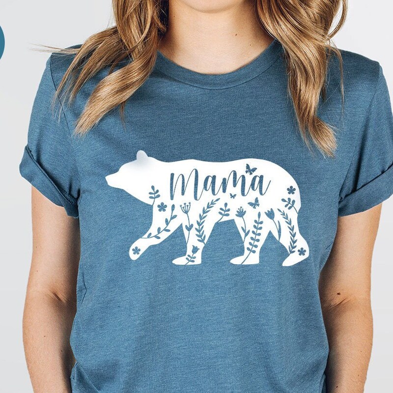 Mama Bear Shirt Mama Bear T-Shirt Mama Mom Mommy Tee Shirt