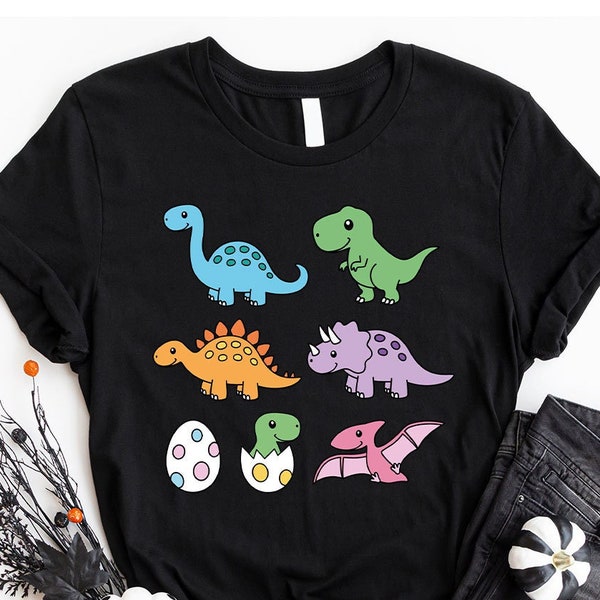 Dinosaur T-Shirt, Kids Dinosaur Outfit, Gift for Kids, Dinosaur Graphic Tees, Dino Crewneck Sweatshirt, Dinosaur Gift for Boys, Animal Shirt