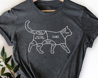 Funny Cat T Shirt, Cute Cat TShirt, Cat Owner Shirts, Gift For Cat Lover, Cat Owner Tee, Cat T-Shirt, Cat Lover Shirt