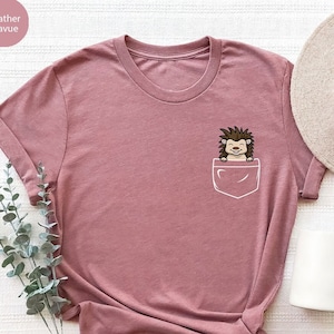 Pocket Hedgehog Shirt, Hedgehog Gifts, Hedgehog Shirt, Gifts for Kids, Hedgehog Toddler, Hedgehog Lover Shirt, Hedgehog Gift, Cute Shirt