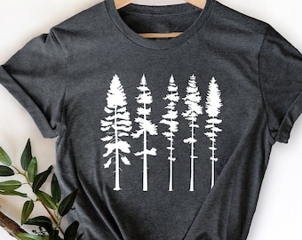 Tree Shirt, Forest T Shirt, Family Camp Shirts, Hiking T-Shirt,Camping TShirt, Shirts for Women,Camping Life Shirt,Weekend Shirt,Camping Tee