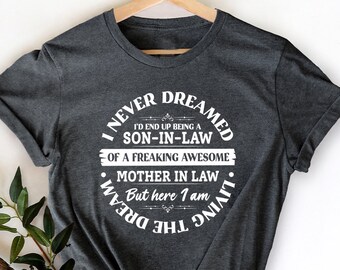 funny son in law tshirts