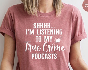 Crime Shows Shirt, Crime Addict TShirt, Criminal T-Shirt, Funny Crime Tee, Serial Killer Shirt, Crime Lover Gift, Gift For Crime Lover