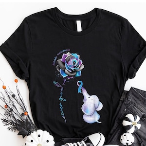 Suicide Awareness Shirts, Mental Health T-Shirt, Therapist Tshirt, Psychologist Shirt, Suicide Prevention T Shirt, Elephant Graphic Tees
