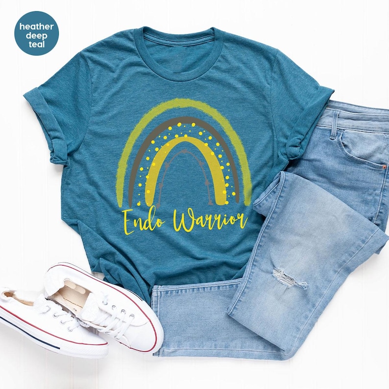 Endometriosis Warrior Shirt, Endometriosis Crewneck Sweatshirt, Endometriosis 1 in 10 Tee, Endometriosis Gift, Endometriosis Awareness Tees immagine 6