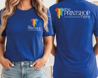 Customized Company Shirts, Custom Logo Design Shirt, Personalized Gifts, Business Logo T-Shirt, Company Logo Gifts, Brand Logo Vneck Tshirt