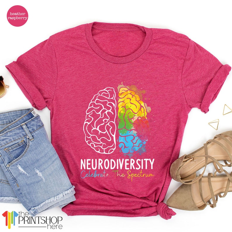 Autism Awareness Shirt, Autism Support Shirt, Neurodiversity T-Shirt, Neurodiversity Celebrate the Spectrum T Shirt, Autism Gifts afbeelding 8