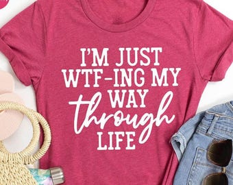 Chemise sarcastique, chemise maman, chemise femme, t-shirt femme mignonne, chemise femme drôle, chemise chemin, chemise drôle