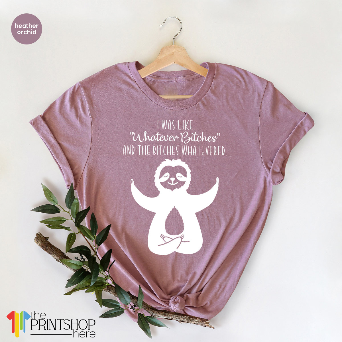 Funny Sloth Shirt Meditating Sloth TShirt Lazy Sloth | Etsy