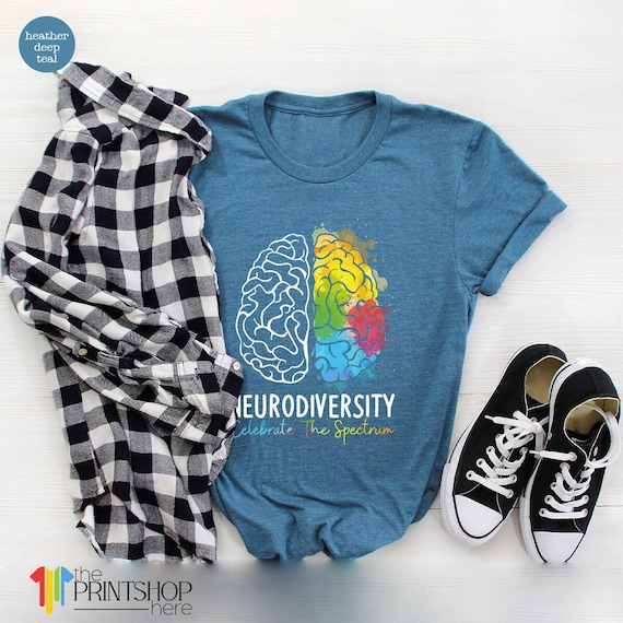 Autism Awareness Shirt, Autism Support Shirt, Neurodiversity T-Shirt, Neurodiversity Celebrate the Spectrum T Shirt, Autism Gifts