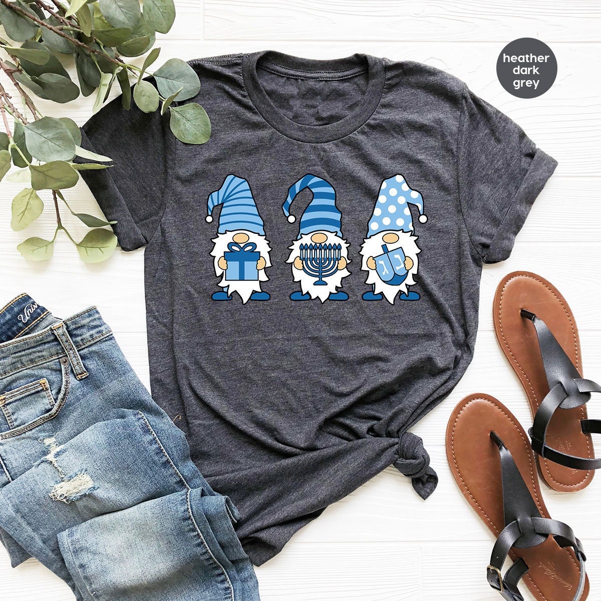 Discover Hanukkah Gnomes Shirt, Funny Gnome Tshirt