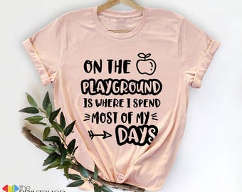 Funny Teacher Shirt, Kindergarten Teacher T-Shirt, Back To School T Shirt, Teacher Life Shirts, School Teacher T-Shirt, Teacher Gift