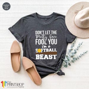 Baseball Shirt Women, Softball Shirts, Softball Beast Shirt, Baseball Shirts With Sayings,Cute Softball Tees,Baseball Mom Shirt,Baseball Dad
