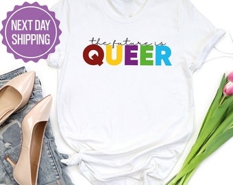 Queer Shirt, Queer Pride, Pride Shirt, Protect Queer Kids, LGBTQ Shirt, Queer Clothing, LGBT Shirt, The Future Is Queer Shirt, Pride Month