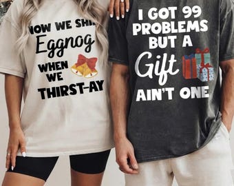 Comfort Colors® Christmas Party Shirt, Humorous Holiday Saying Top, Festive Xmas Shirt, Funny Christmas Outfit, Cute Winter Holiday Gift