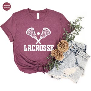Lacrosse Shirt, Sports T-Shirt, Lacrosse Mom Shirt, Lacrosse Player T-Shirt, Lacrosse Gifts, Lacrosse Graphic Tees, Gift for Him image 6