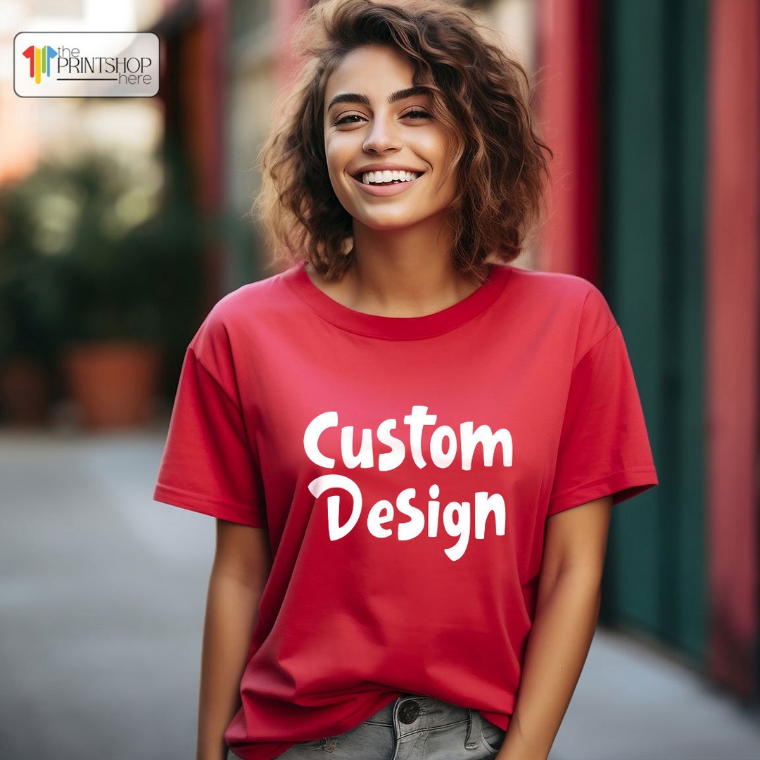 Custom Text Shirt, Personalized Shirt, Custom Tshirt, Customized Tee ...