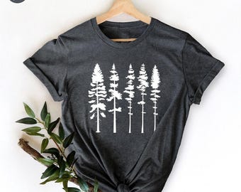 Tree Shirt, Forest T Shirt, Family Camp Shirts, Hiking T-Shirt,Camping TShirt, Shirts for Women,Camping Life Shirt,Weekend Shirt,Camping Tee