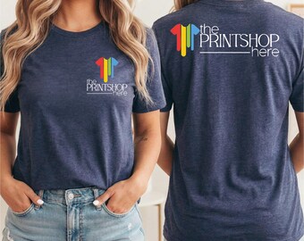 Custom Logo Design Shirt, Personalized Gifts, Business Logo T-Shirt, Company Logo Gifts, Brand Logo Vneck Tshirt, Customized Company Shirts