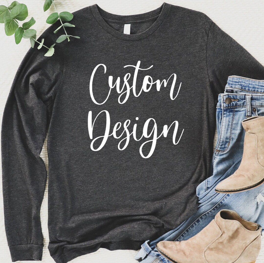 Saying No - Personalized Custom Long Sleeve T-shirt