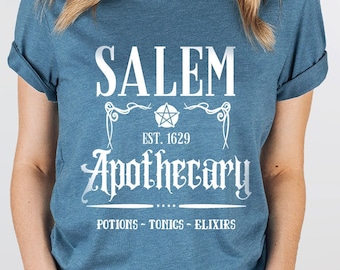 Salem shirt, pastel goth shirt, Salem apotheker shirt, Halloween shirt, grappige Witchy T-shirt, heks TShirt, Witch Sisters Gift