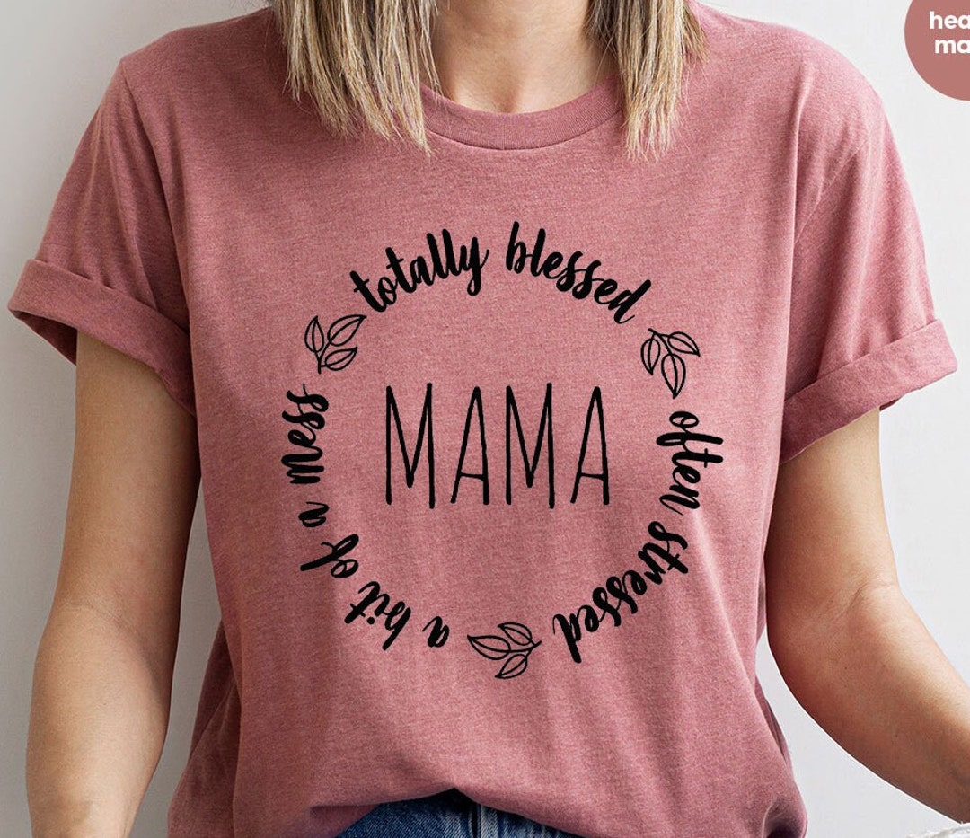 Funny Mom Life Shirts, Aesthetic Christian Mom Shirts, New Mom Gift