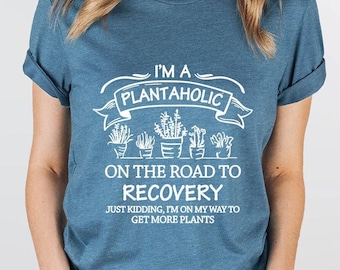 Chemise fan de plantes, T-shirt amoureux des plantes, Chemise amour des plantes, Cadeau drôle de jardinier, T-shirt végétalien mignon, Chemise plantes d'intérieur, T-shirt botanique