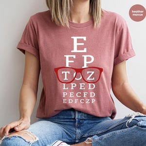 Optometrist Shirt, Optometry School Graphic Tees, Cool Optometry Gifts, Women VNeck TShirt, Birthday Gift for Optician, Gift For Him