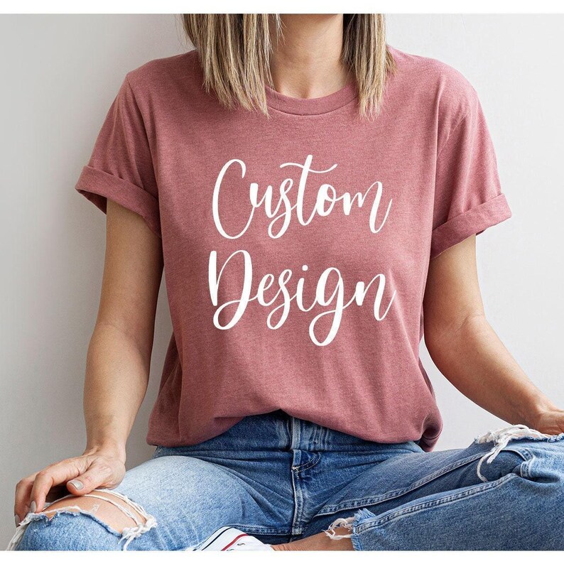 Personalized Shirt, Custom TShirt, Customized Tee, Personalized Gift, Custom Text Shirt, Saying Shirt, Custom Graphic Tee, Shirt With Words afbeelding 3