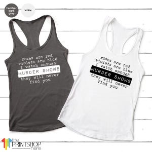 Crime Shows TShirt, Crime Addict T Shirt, Murder Show Shirt, Horror Series Shirt, Criminal T-Shirt, Murder Shows Shirt, Murder Mystery Shirt image 6