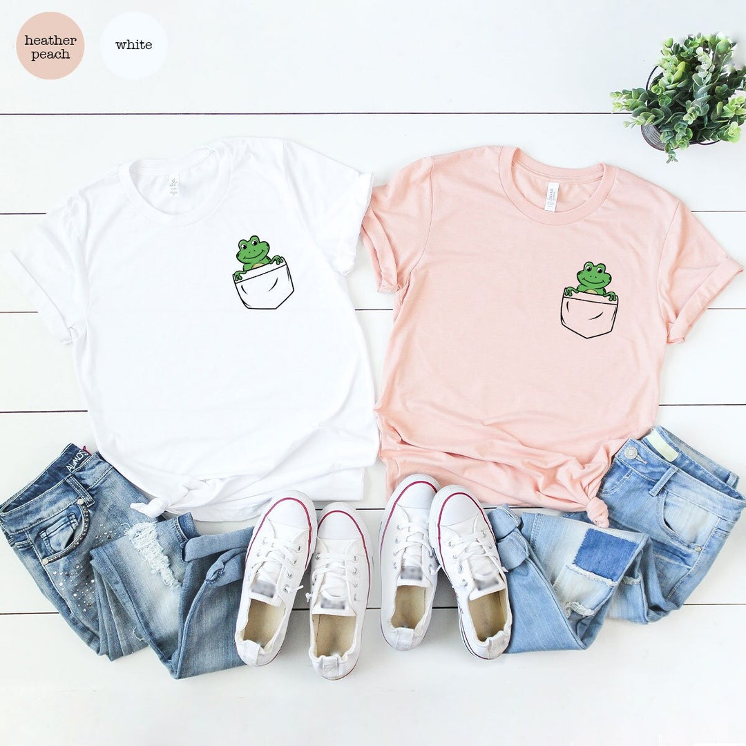 Pocket Frog Shirt, Frog Gifts, Frog Shirt, Shirts for Women, Frog Lover