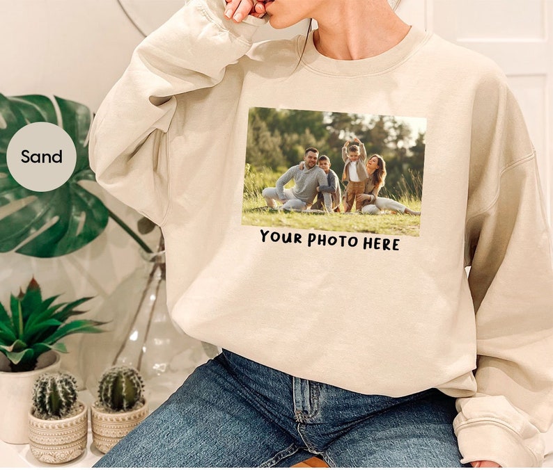 Custom Printed Photo Sweatshirt