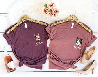 Custom Cat Shirts, Personalized Cat Gifts, Cat Mom Gifts, Cat Dad Clothing, Cat Owner Outfit, Customizable Cat Breed Crewneck Sweatshirt