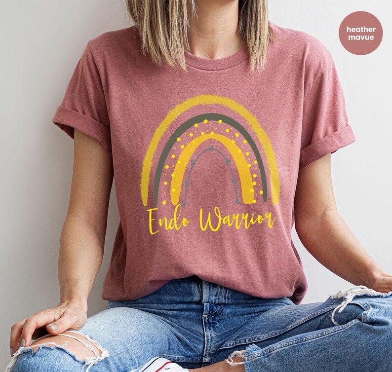 Endometriosis Warrior Shirt, Endometriosis Crewneck Sweatshirt, Endometriosis 1 in 10 Tee, Endometriosis Gift, Endometriosis Awareness Tees immagine 2