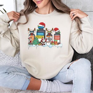 Christmas Pharmacy Sweatshirt, Christmas Nurse Tee, Pharmacy Gift Hoodie, Pharmacist Tee, Christmas Nurse Gift , ER Tee, Pharmacy Tech Shirt