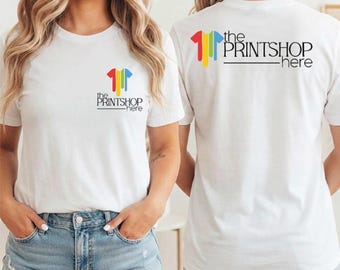 Custom Logo Design Shirt, Personalized Gifts, Business Logo T-Shirt, Company Logo Gifts, Brand Logo Vneck Tshirt, Customized Company Shirts