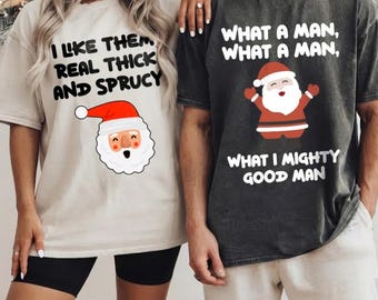Comfort Colors® Christmas Humor Shirt, Funny Holiday Tee, Santa Reindeer Top, Christmas Saying Shirt, Festive Xmas Party Outfit, Family Gift