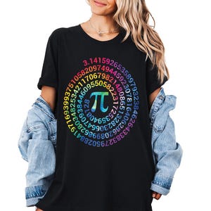 Spiral Pi Day Shirt, Happy Pi Day Shirt, Math Shirt, Math Teacher Gifts, Cute Pi Shirt, Pi Symbol Shirt, Pi Number Shirt, Math Shirt