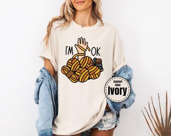 Comfort Colors®  Funny Crochet Shirt,Gift For Crochet Lover,Crafting Mom Shirt,Funny Knitting Shirt,Crochet Mom Tee,Crocheting Gift