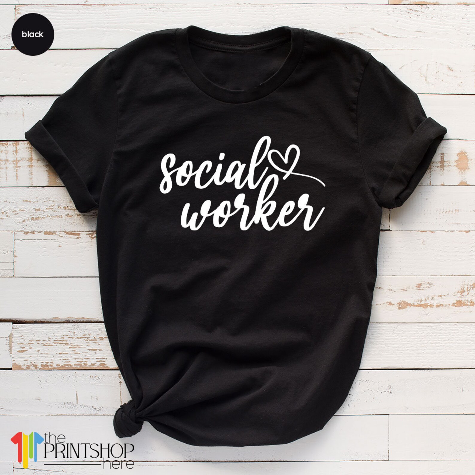 vintage social worker shirt